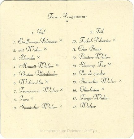 feier3h.jpg - Einladung zum Schluß-Ball der Privattanzgesellschaft "Immergrün" am 12. Januar 1929 im Gasthof z. Löwenkeller (Innenseite mit Tanz-Programm)