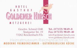 Gasthof Goldener Hirsch 4.jpg - Goldener Hirsch: Visitenkarte