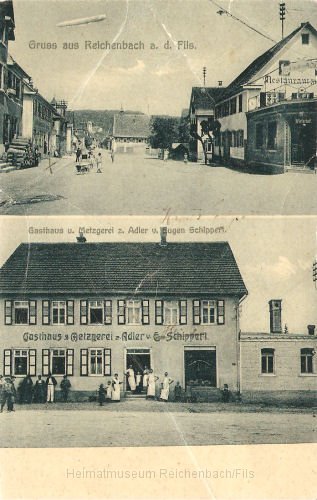 Zum Adler.jpg - Gasthaus und Metzgerei zum Adler, Eugen Schippert