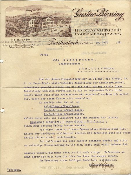 blessing9.jpg - Kundenanschreiben der Firma Blessing von 1928.