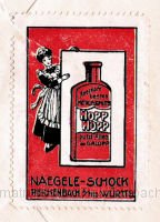 nagel3.jpg - Werbemarke der Firma Nägele-Schock, Reichenbach A/Fils. 