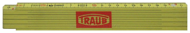 traub8.jpg - Meterstab mit Werbeaufdruck "Traub"