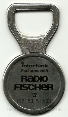 radiof.jpg - Flaschenöffner, Werbegeschenk von Radio Fischer.
