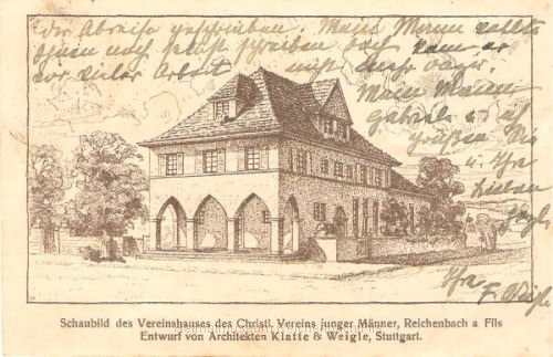 kirche2.jpg - Besser bekannt als "Paul-Schneider-Haus": Vereinshaus des Christl. Vereins junger Männer, Reichenbach a. Fils