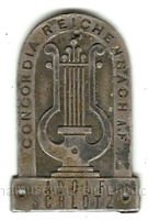 conc1.jpg - Emblem der "Concordia Reichenbach A.F." mit dem Namenszusatz "Adolf Schlotz".