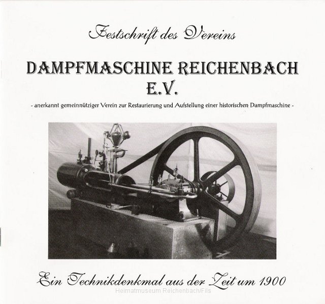 buch7.jpg - Festschrift des Vereins "Dampfmaschine Reichenbach e.V. - Ein Technikdenkmal aus der Zeit um 1900". Mehr Informationen unter http://www.reichenbach-fils.de/reichenbach,Lde/start/Gemeinde/Dampfmaschine.html