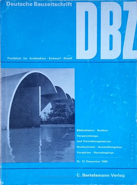 buch24.jpg - Deutsche Bauzeitschrift, Nr. 12 Dezember 1966Enthält u.a. einen Artikel über das Reichenbacher Rathaus.