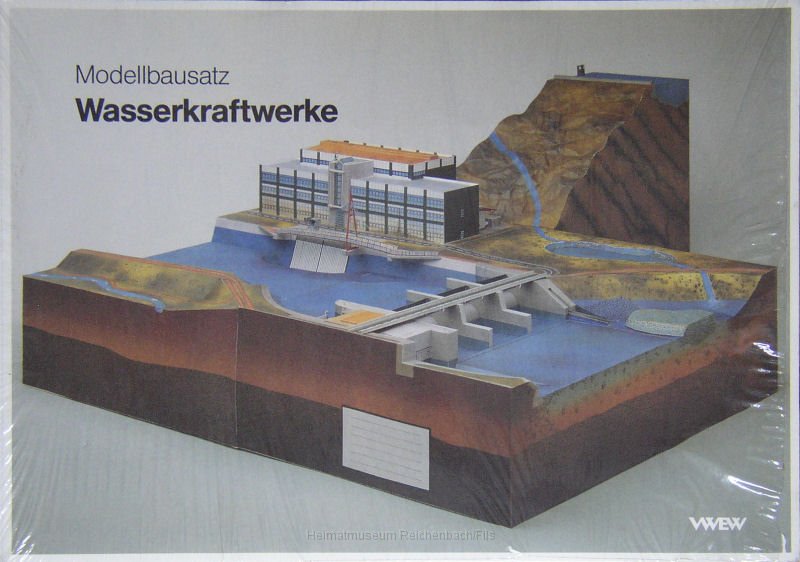 sonst7v.jpg - Modellbausatz "Wasserkraftwerke"der Siwek Verlagsgesellschaft m.b.H., Olgastraße 14, 7313 Reichenbach/Fils. Herausgegeben von den Neckarwerken, Esslingen.
