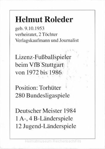 sport3h.jpg - Autogrammkarte des in Reichenbach lebenden früheren VfB-Torhüters Helmut Roleder (Rückseite).